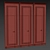 Hidden Wall Door Set 3D model small image 4