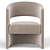Elegant 1728 Chair by Tecni Nova 3D model small image 3