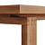 MORBI Long Oak Dining Table 3D model small image 2