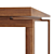 MORBI Long Oak Dining Table 3D model small image 7