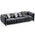 Sleek Italian Design Sofa 3D model small image 3