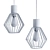 Palmorla Pendant Light by Eglo 3D model small image 2