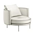 Title: Elegant Minotti TORII Chair 3D model small image 5