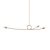 Modern Brass Pendant Light 3D model small image 1