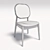 Elegant Angel Cerda DC1599 Chair 3D model small image 3