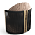 Luxurious Fendi Casa Thea Lounge Armchair 3D model small image 5