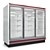 Barcelona 3-Door Refrigerated Display 3D model small image 1