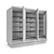 Barcelona 3-Door Refrigerated Display 3D model small image 6