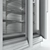 Barcelona 3-Door Refrigerated Display 3D model small image 7