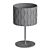 Loknas Skaftet Table Lamp: Elegant Blue/Silver Design 3D model small image 4