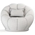 Elegant Tulip Armchair 3D model small image 4