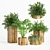 Title: Natural Wood Plant Set - 130 cm 3D model small image 10