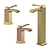 Modern Single Lever Basin & Bidet Faucet 3D model small image 4