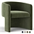 Elegant Martinique Armchair: 2013 Version 3D model small image 1