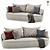 Sleek Bart Moooi Sofa 3D model small image 2