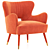 Sleek Babe Armchair: Modern Comfort 3D model small image 1