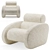 Cosy Curves: Munna Frank Armchair 3D model small image 5