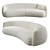 Luxurious Moroso Pacific Sofa: Stunning Design & Texture 3D model small image 3