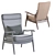 Modern Hans Armchair: Stylish & Versatile 3D model small image 5