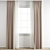 Polygonal Curtain Model | High Quality & Multiple Formats 3D model small image 1