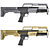 Gold and Black Gun Set 3D model small image 1