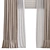 Elegant Window Drapes 3D model small image 2