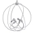 Elegant Orb Chandelier 3D model small image 2