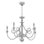 Elegant Twist 36" Chandelier 3D model small image 2