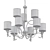 Lacey 9-Light Chandelier 3D model small image 2