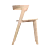Custom Oak Wood Chair 3D model small image 2