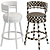 Chamisa Swivel Stool: Functional Elegance 3D model small image 2