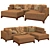 2013 Sofa Set: Modern Design, 3D Max +(OBJ, FBX) 3D model small image 1