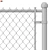 Durable Metal Mesh Fence 3D model small image 3