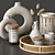 Elegant Home Decor Set  3D model small image 2