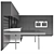 Sleek Kitchen Designs for PHOENIX 3D model small image 2