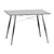 Eames DSW Rectangle Table 3D model small image 2