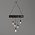 Handcrafted Wooden Pendant Light 3D model small image 4