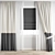 Polygonal Curtain Model - High Quality! 3D model small image 1