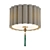 Dorette Flush Mount: Stylish Cotton Shade Ceiling Light 3D model small image 3