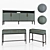 Modern Metropolitan Console Set 3D model small image 1