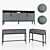 Modern Metropolitan Console Set 3D model small image 2