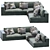 Elegant Hamilton Sofa by Minotti 3D model small image 4