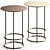 Modern Cor Drop Side Tables 3D model small image 1