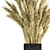 Decorative Dried Wheat Bundle 3D model small image 3