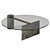 Natuzzi Frost: Innovative Coffee Tables 3D model small image 2