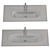 ARTELINEA Undercounter Wash Basin Set 3D model small image 6