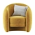 Modern Calders Chair: Sleek & Stylish 3D model small image 4
