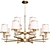 Elegant Aureola Pendant Chandelier 3D model small image 2