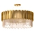 Luxury Empire Oval Chandelier 3D model small image 1
