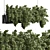 Metal Bax Vase: Collection of Indoor Hanging Plants 3D model small image 1